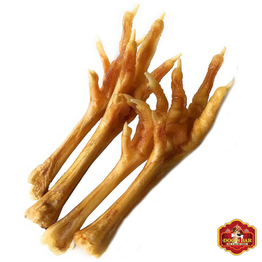 natural chicken feet dog treat